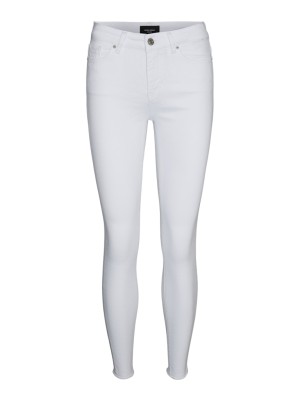 Blugi Dama Vero Moda Vmpeach Mr Skinny Ank Cut Ri401 Bright White