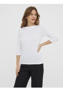 Bluza Dama Vero Moda Vmpanda Modal 3/4 Jrs Bright White