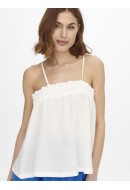 Maieu Dama Only Onlnova Lux Lia Singlet Cloud Dancer