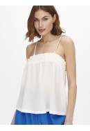 Maieu Dama Only Onlnova Lux Lia Singlet Cloud Dancer