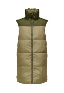 Women Vest Only Onlrick Rev Long Trench Coat/Dark Olive