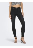 Blugi Dama Only Onlwauw Mid Sk Bj 1097 Washed Black