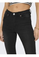 Blugi Dama Only Onlwauw Mid Sk Bj 1097 Washed Black