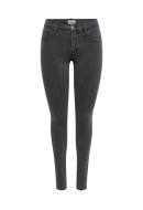 Blugi Dama Only Onlrain Life Reg Skinny Dark Grey Denim