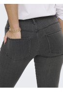 Blugi Dama Only Onlrain Life Reg Skinny Dark Grey Denim