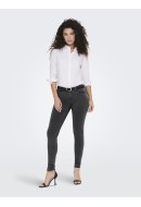Blugi Dama Only Onlrain Life Reg Skinny Dark Grey Denim