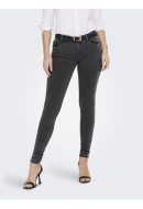 Blugi Dama Only Onlrain Life Reg Skinny Dark Grey Denim