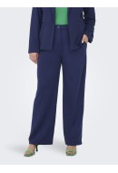 Women Pants  Only Carmakoma Carcarol Hw Long Patriot Blue