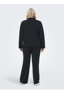 Women Blazer Onlycarmakoma Carcarol Fitted Zip Black