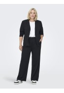 Women Blazer Onlycarmakoma Carcarol Fitted Zip Black