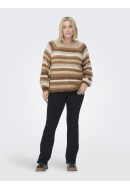 Women Sweater Carabby Stripe Aztec