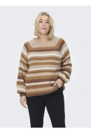 Women Sweater Carabby Stripe Aztec