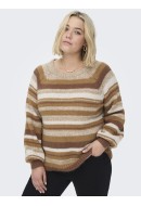 Women Sweater Carabby Stripe Aztec