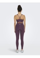 Women Leggings Only Play Onpnada Hw Train Eggplant