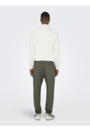 Men Pants Only&Sons Onslinus Tap Check 3493 Caribou