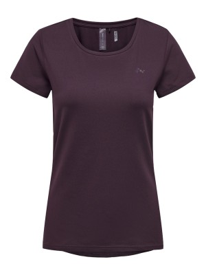 Women T-shirt Only Play Onpclarisa Train Eggplant