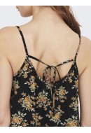 Maieu Dama Jacqueline De Young Jdymagnolia Strap Black/Golden Flower
