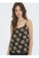 Maieu Dama Jacqueline De Young Jdymagnolia Strap Black/Golden Flower