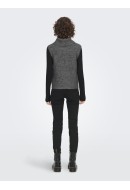 Vesta Dama Jacqueline De Young Jdyingeborg Life Roll Neck Dark Grey Melange