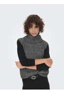 Vesta Dama Jacqueline De Young Jdyingeborg Life Roll Neck Dark Grey Melange