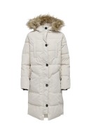 Women Jacket Jacqueline De Young Jdylook Padded Long Parka Whitecap Gray