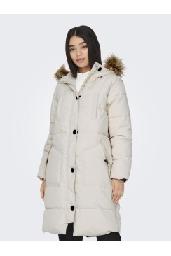 Geaca Dama Jacqueline De Young Jdylook Padded Long Parka Whitecap Gray