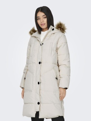 Geaca Dama Jacqueline De Young Jdylook Padded Long Parka Whitecap Gray