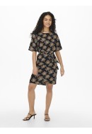 Rochie Jacqueline De Young Magnolia 2/4 Black /Golden Flowers