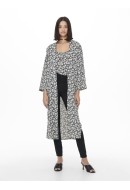 Kimono Dama Jacqueline De Young Jdymagnolia 3/4 Black Rose