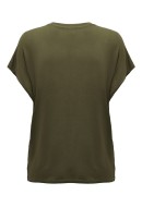 Women T-shirt Jacqueline De Young Jdynelly O-Neck Dark Olive