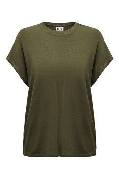 Tricou Dama Jacqueline De Young Jdynelly O-Neck Dark Olive