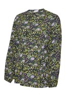 Bluza Dama Mama Licious Mlgarcia Lia Wo Black/Flowers