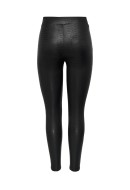 Women Leggings Only Onlsanira Coated Black/Crocodile