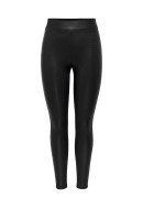 Women Leggings Only Onlsanira Coated Black/Crocodile