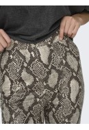 Colanti Dama Only Onlshakira Flared Pumice Stone Pattern Snake