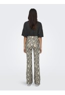 Colanti Dama Only Onlshakira Flared Pumice Stone Pattern Snake