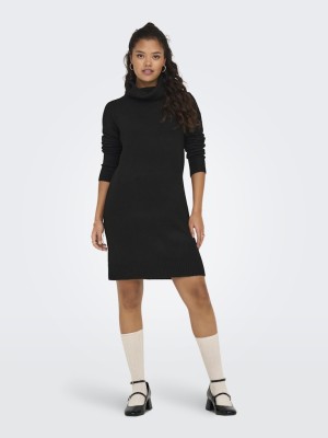 Rochie Jacqueline De Young Jdyelanor Cowlneck Black
