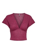 Bluza Dama Only Onlpella Short Foil Love Potion Dream Dot