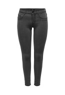 Women Jeans Only Onlrain Life Reg Skin Petit Dark Grey Denim