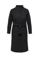 Women Coat Only Carmakoma Caremma High Neck Black