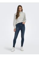 Women Sweater Jdyelanor Mia Zip Cloud Dancer