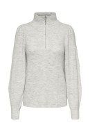 Women Sweater Jdyelanor Mia Zip Cloud Dancer