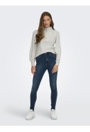 Women Sweater Jdyelanor Mia Zip Cloud Dancer