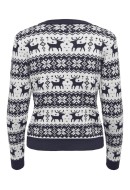 Pulover Dama Onlxmas Comfy Snowflake Night Sky/Cloud Dancer