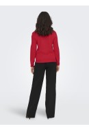 Women Sweater Onlxmas Happy High Risk Red