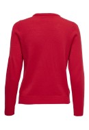 Women Sweater Onlxmas Happy High Risk Red