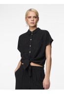 Camasa Dama Pieces Pcvinsty panza Tie Black