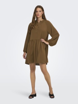 Rochie Jacqueline De Young Magnolia Shirt Toffee