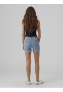 Pantaloni Scurti Dama Vero Moda Vmluna M/R Fold Light Blue Denim
