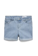 Pantaloni Scurti Dama Vero Moda Vmluna M/R Fold Light Blue Denim
